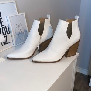 White booties